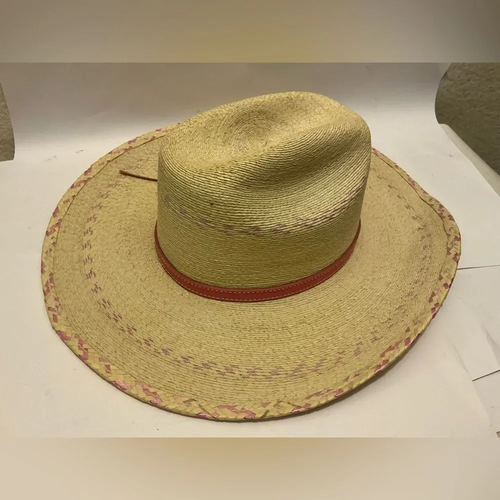 Cavender’s Elegant Tan and Pink infant’s Hat